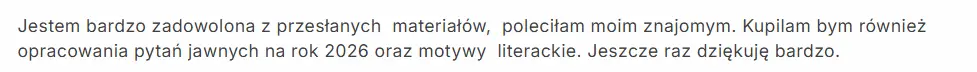 opinia kursy konkret zbiór zadań maturalnych z podziałem na epoki i lektury